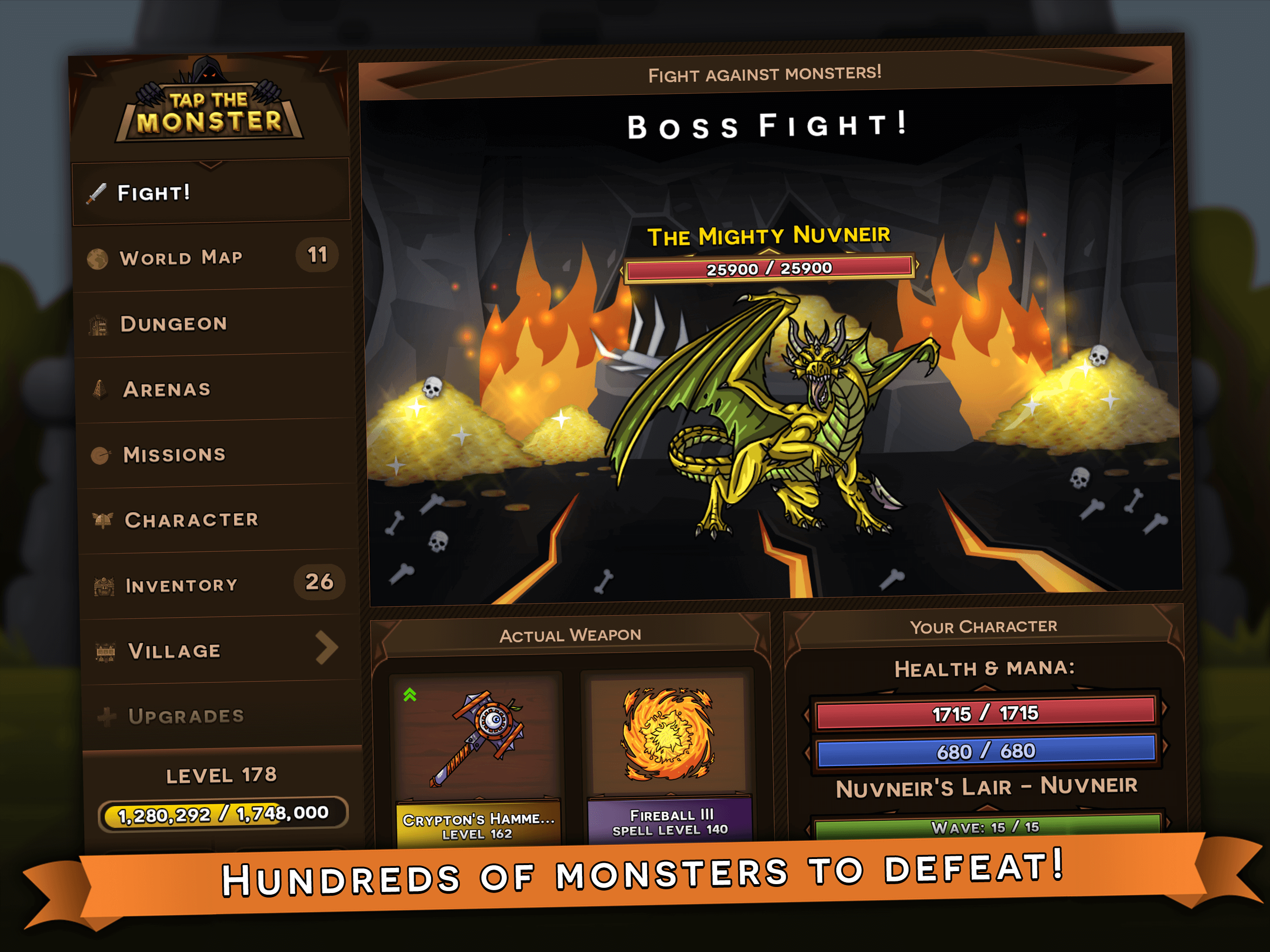 Tap the Monster - RPG clicker screenshot 14