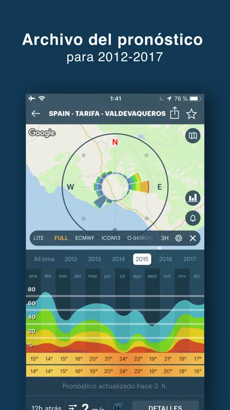 WINDY PRO: viento y olas screenshot 4 of 6