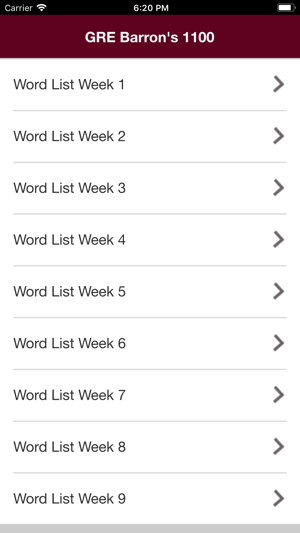 Barron's GRE 1100 Words(圖2)-速報App