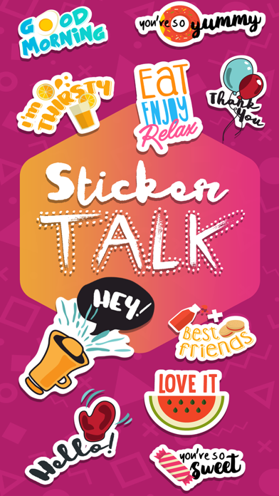 Screenshot #1 pour Sticker Talk: Funny Pun Stamps
