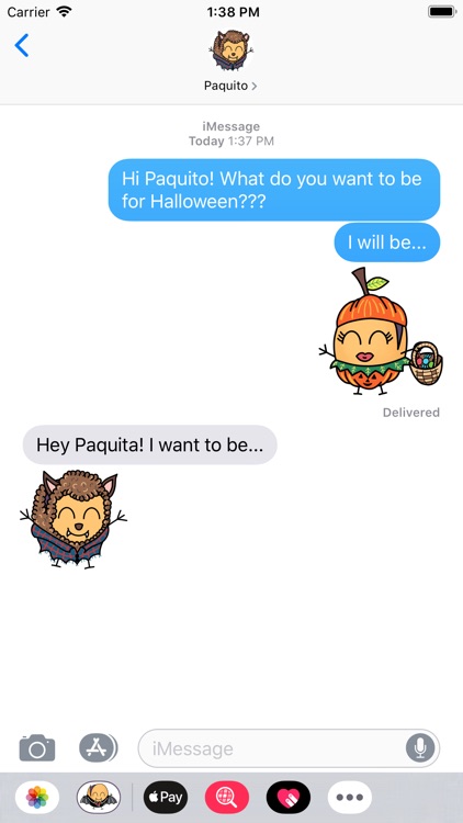Paquitos Stickers: Halloween screenshot-3