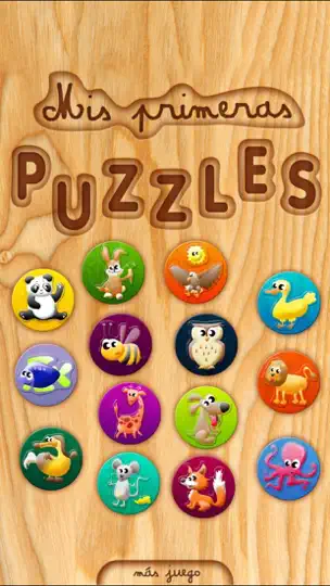Captura de pantalla de Mis Primeros Puzzles en iPhone 3
