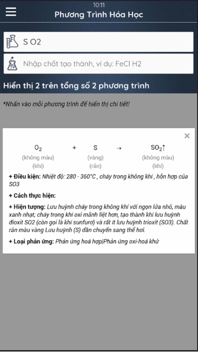 Chemical Equation screenshot 2