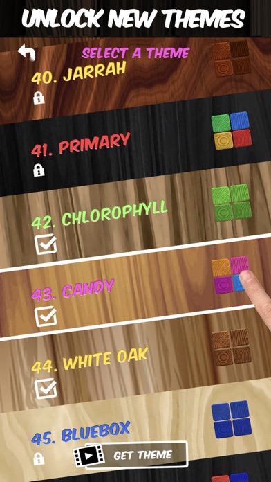 Screenshot #2 pour Woodblox - Wood Block Puzzle