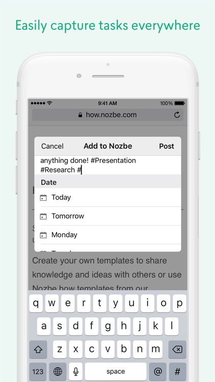 Nozbe: Productive team screenshot-4