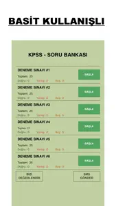 KPSS 2018 - Soru Bankası screenshot #1 for iPhone