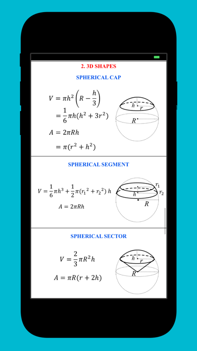 ALL Maths Formulas Guide iPhone screenshot 6 - Productivity app