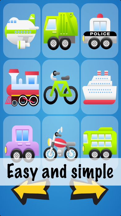 Screenshot #1 pour Vehicle Sounds for Babies Lite