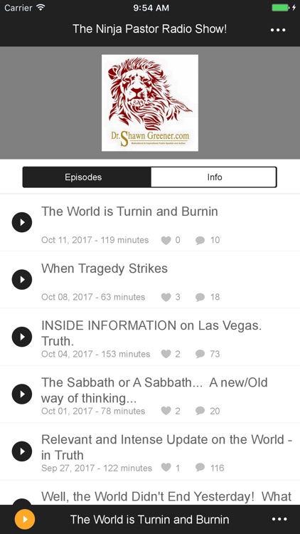 The Ninja Pastor Radio Show!