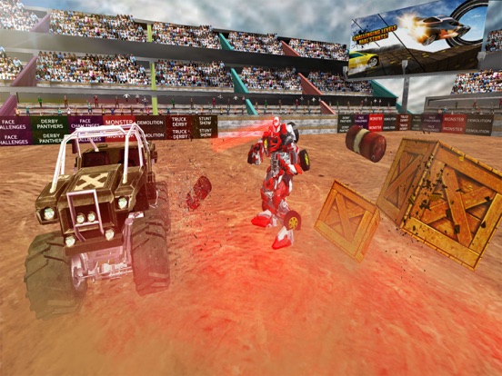 Screenshot #6 pour Robot vs Monster Trucks War