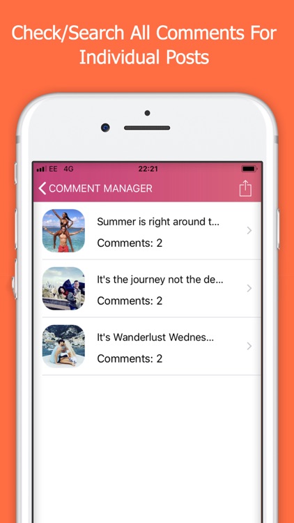 Comments Manager For Instagram