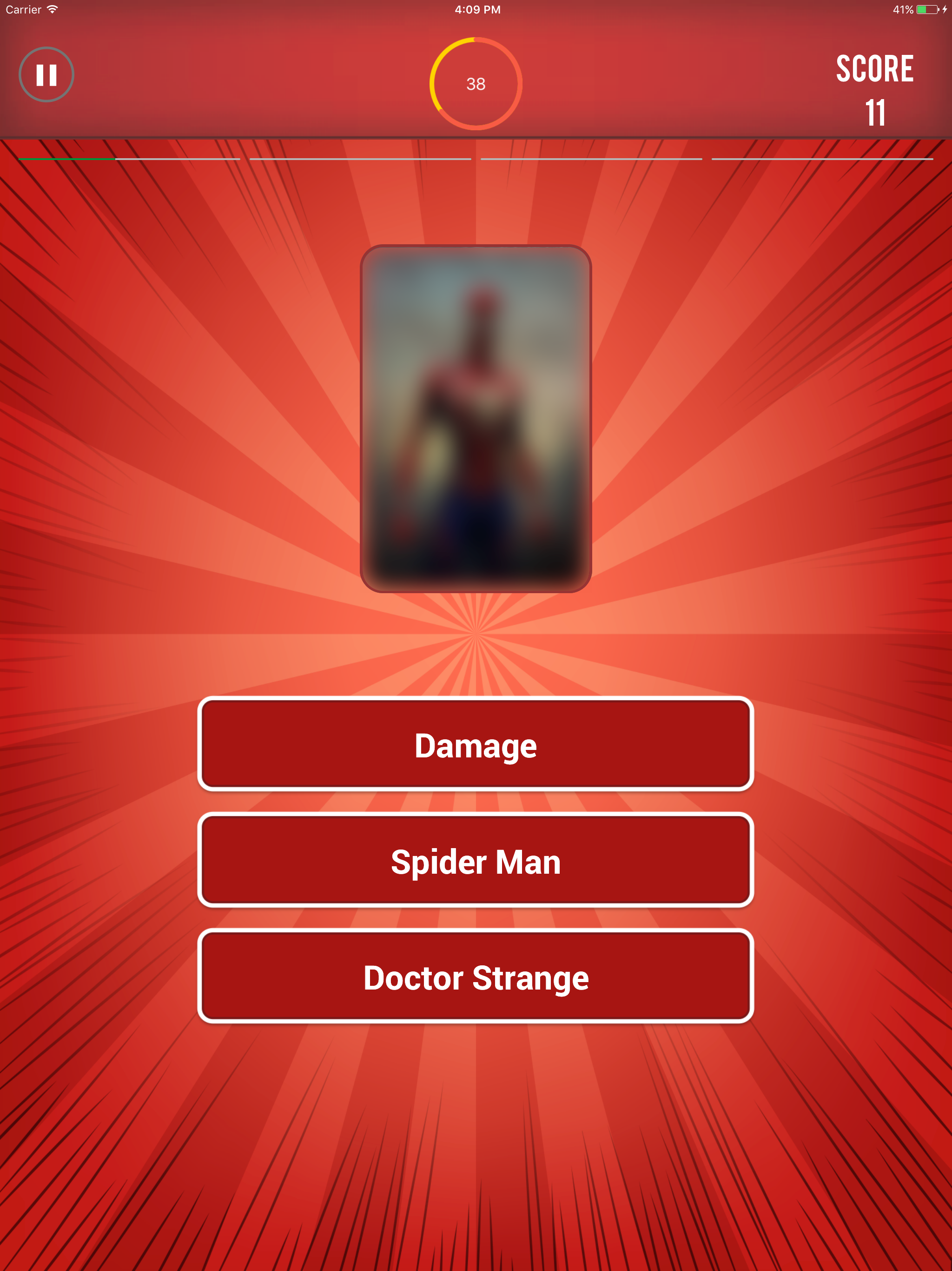 Comics Superhero Villain Quiz screenshot 8