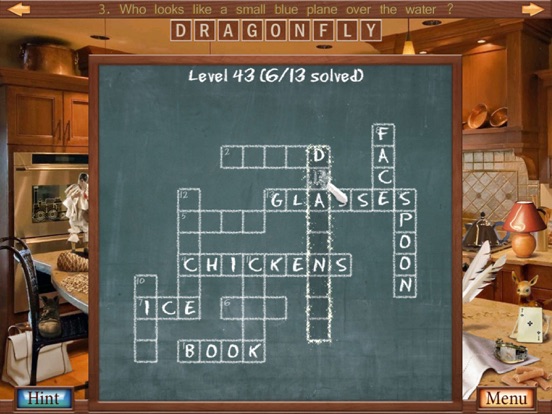 Hidden Object Crosswords HD iPad app afbeelding 2