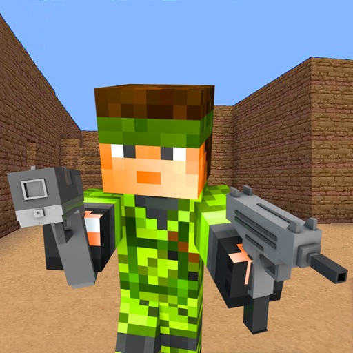 Pixel Block Gun 3D Icon