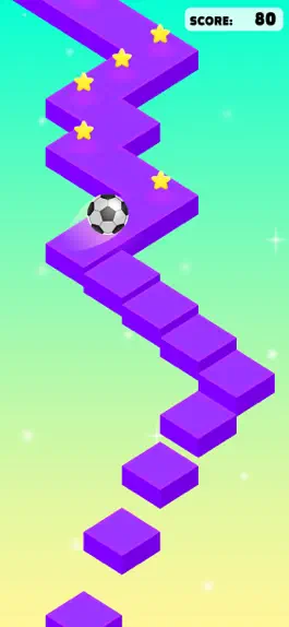 Game screenshot Zig Zag Road - funny ball game apk