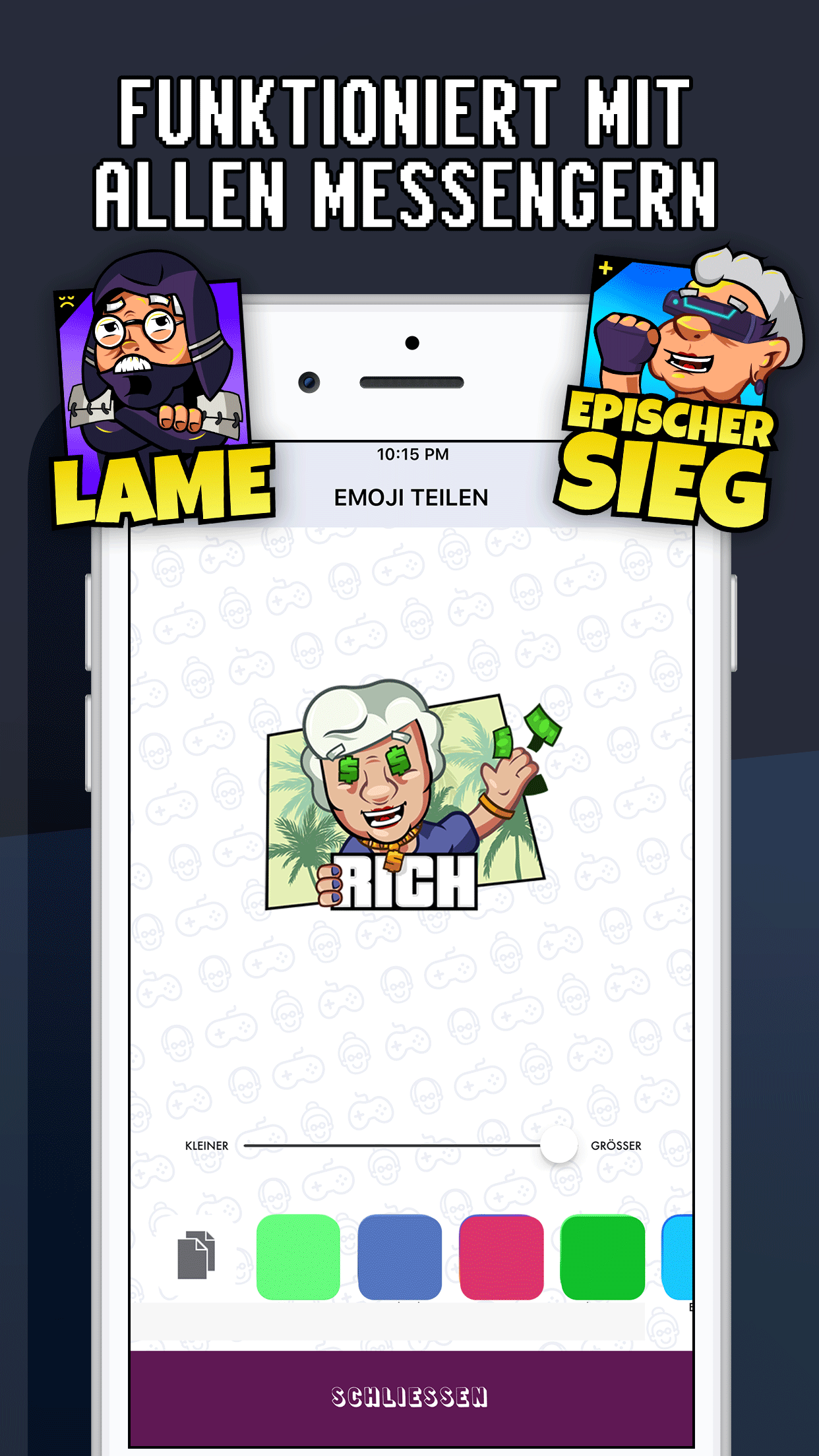 Senioren Zocken Emojis App