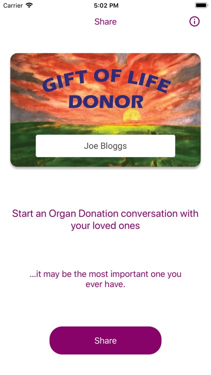 Digital Organ Donor Card screenshot-4