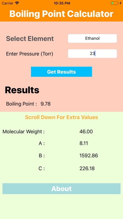 Boiling Point Calc. screenshot-3