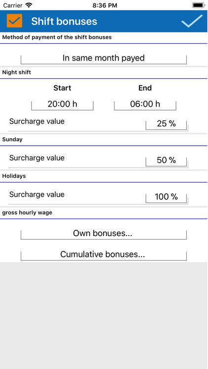 Shift Wage Planer screenshot-7