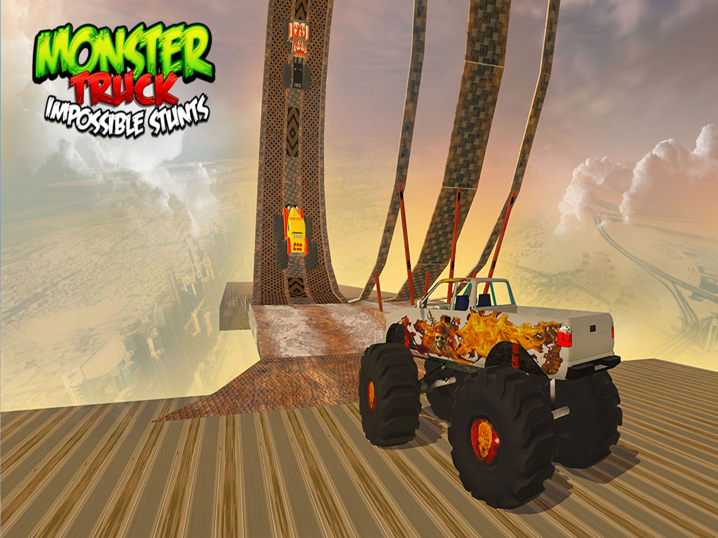 Monster Truck Impossible Stunts