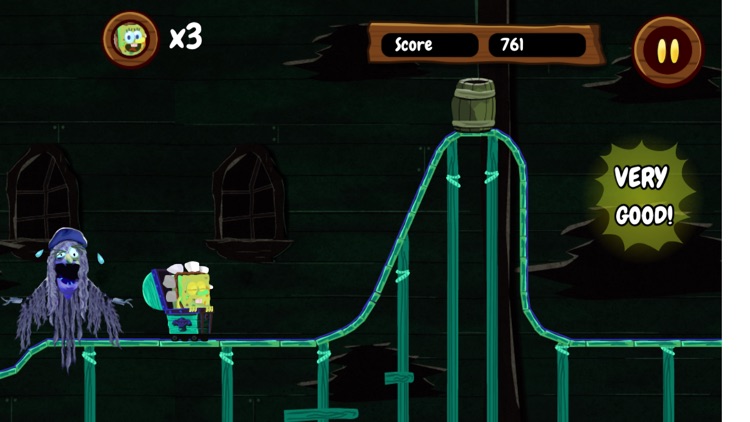 惊险过山车 - 不要网的小游戏