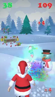 snowball santa iphone screenshot 2