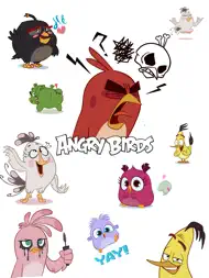 Angry Birds Stickers ipad bilder 3