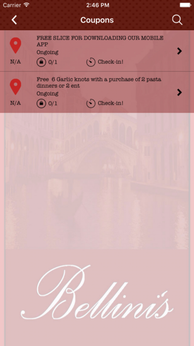 Screenshot #3 pour Bellini's Italian Restaurant