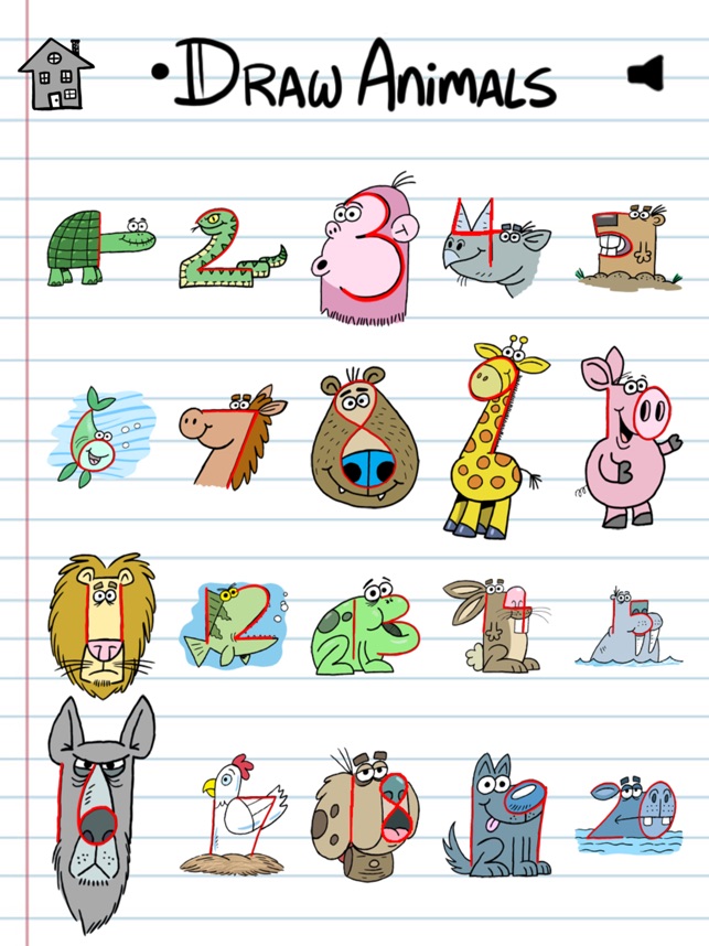 Drawing Animals With Numbers On The App Store Drawing Animals With Numbers On The App Store