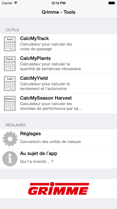 Screenshot #1 pour GrimmeTools