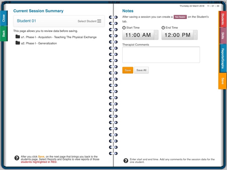 PECS Data Sheet School screenshot-3