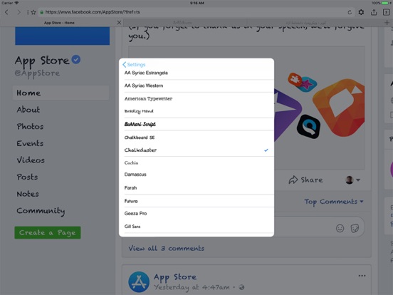 Screenshot #5 pour TTF Font Browser