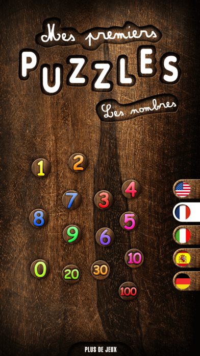 Screenshot #1 pour Mes premiers puzzles : Nombres