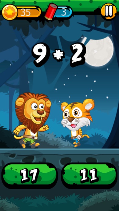 Animal Fight Jungle Mathmatics screenshot 2