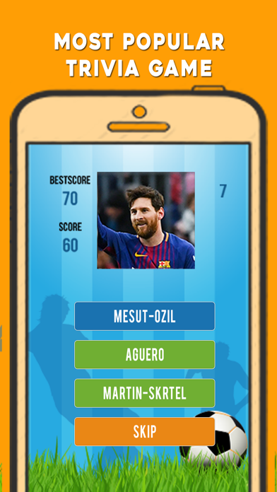 Guess the Football Player Quiz Screenshot