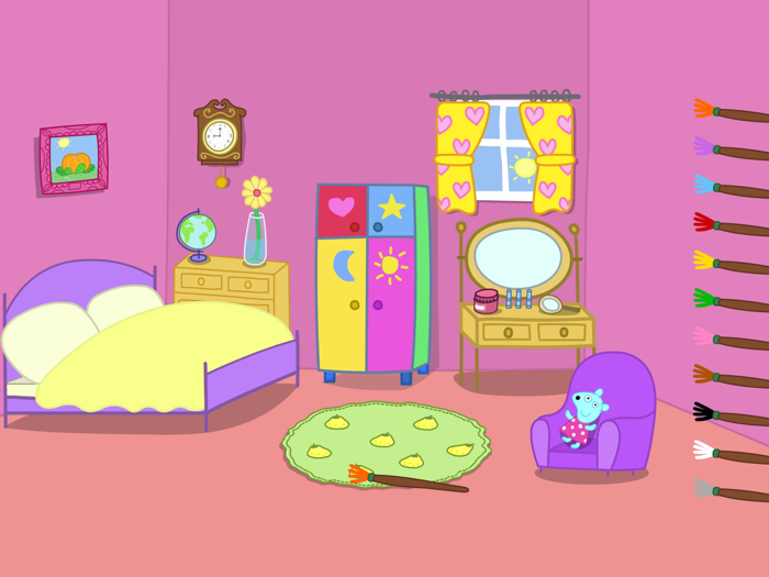 宝宝佩奇学颜色-宝宝涂色绘画