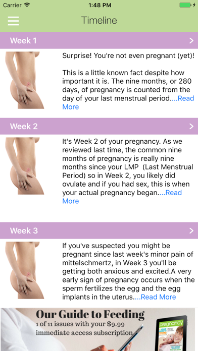 Screenshot #3 pour Your Pregnancy by Week