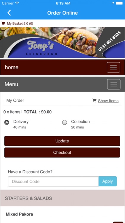 Tonys Fish & Chips Bar