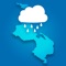 The rainfall information showing in Rainsat is received from satellite observations, collected every 15-minutes