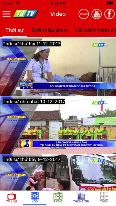 Thái Bình TV screenshot 2