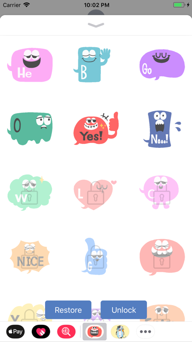 Screenshot #3 pour Cute Bubble Text Animated