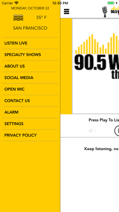 90.5 WASU FM iPhone screenshot 2 - Music app