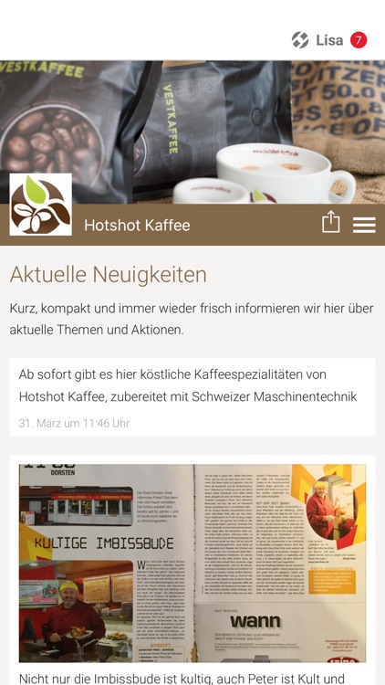 Hotshot Kaffee