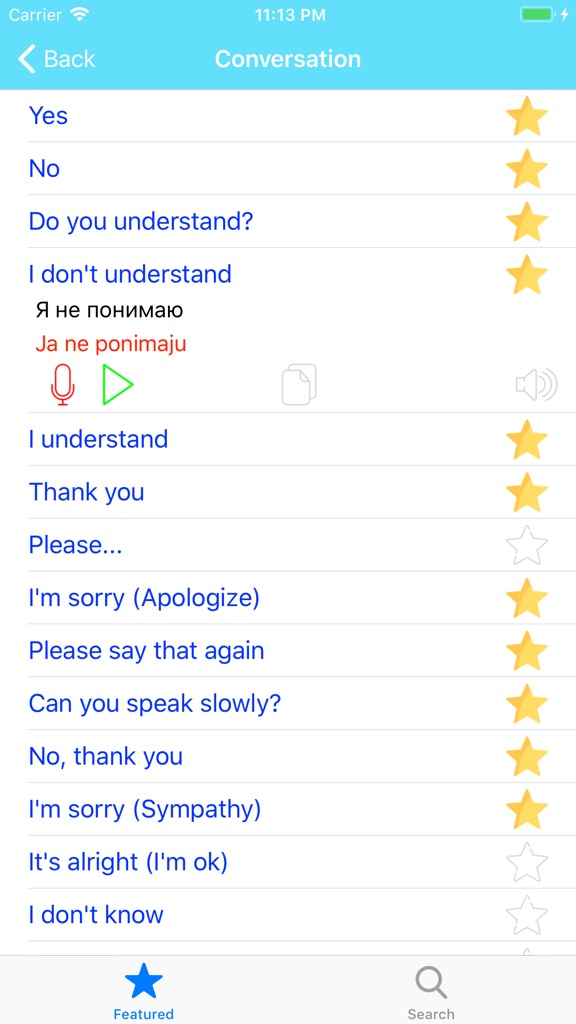 【图】Learn Russian Phrases Lite(截图2)