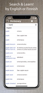 Finnish English Dictionary Pro screenshot #1 for iPhone