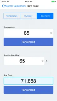 weather calculations iphone screenshot 4