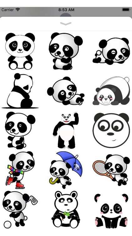 Panda Stickers - 2018