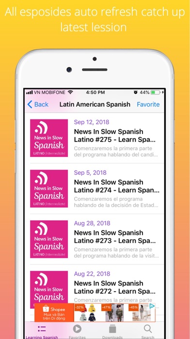 Learning Spanish Course screenshot 2