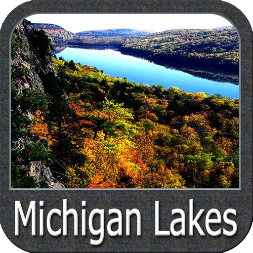 Michigan Lakes Fishing Charts icon