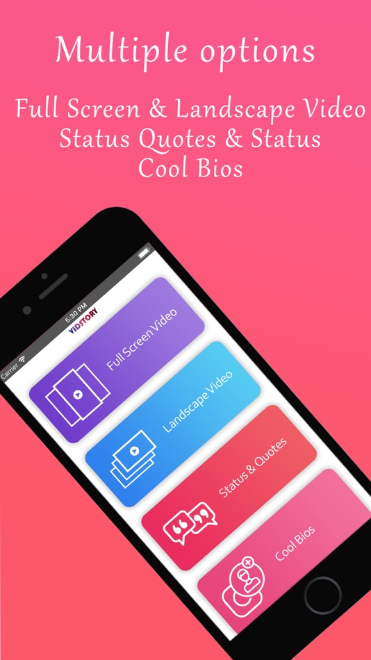 Video Status Quotes Cool Bio - 2.1 - (iOS)